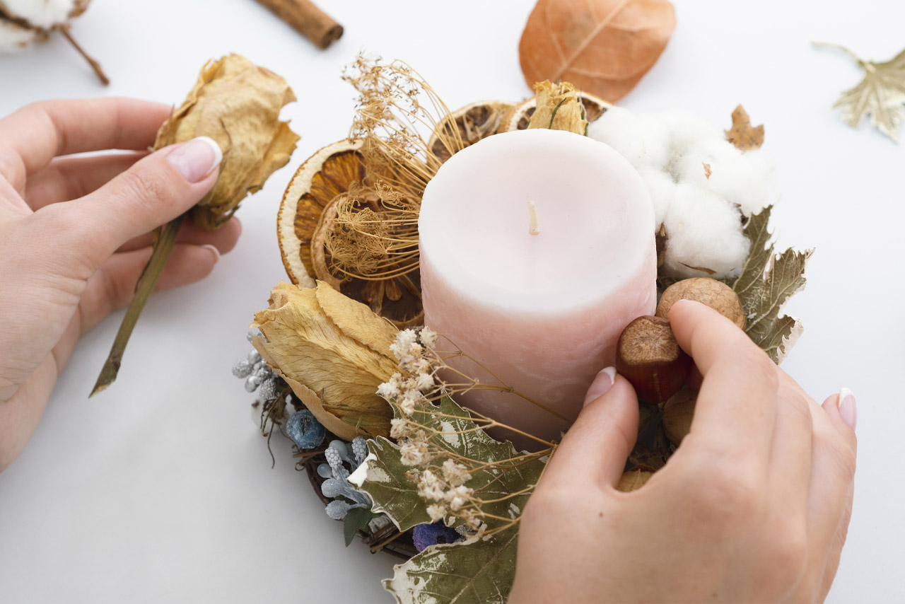 Natural candle alternatives for a healthier home